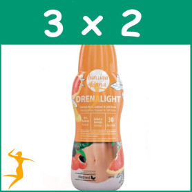 Pack 3x2 DRENALIGHT BARRIGA PLANA 600Ml. DIETMED