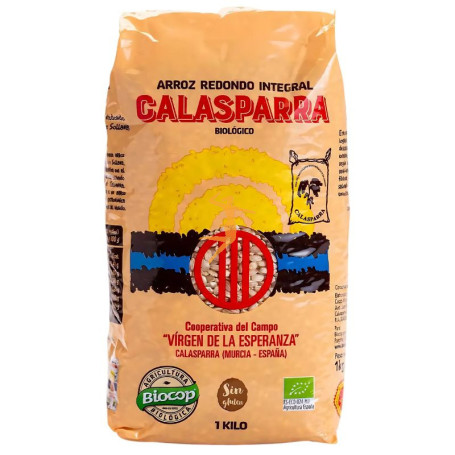 ARROZ INTEGRAL REDONDO 1 Kg. CALASPARRA