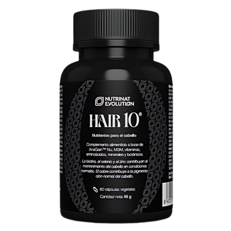 HAIR 10 60 CAPSULAS VEGETALES NUTRINAT EVOLUTION