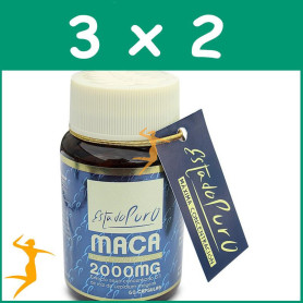 Pack 3x2 MACA 200Mg. 60 CÁPSULAS ESTADO PURO