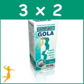 Pack 3x2 SPRAY GOLA 25Ml. TONGIL