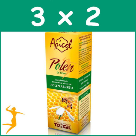 Pack 3x2 APICOL POLEN 60Ml. TONGIL