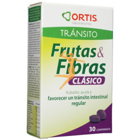 FRUTAS Y FIBRAS 30 COMPRIMIDOS ORTIS