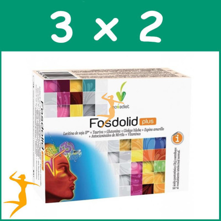 PACK 3x2 FOSDOLID PLUS 60 CÁPSULAS NOVA DIET