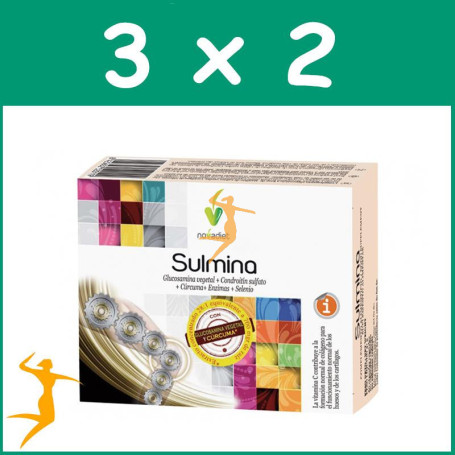 PACK 3x2 SULMINA 60 CAPSULAS NOVADIET