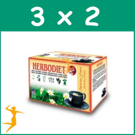 PACK 3x2 HERBODIET ALIVIA TUS GASES 20 FILTROS NOVA DIET