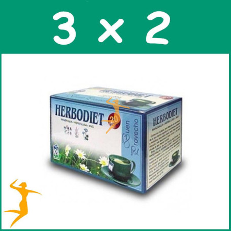 PACK 3x2 HERBODIET BUEN PROVECHO 20 FILTROS NOVA DIET