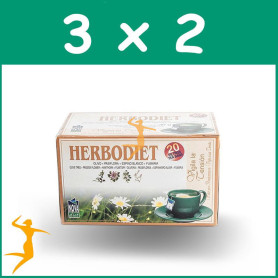 PACK 3x2 HERBODIET VIGILA LA TENSION 20 FILTROS NOVA DIET