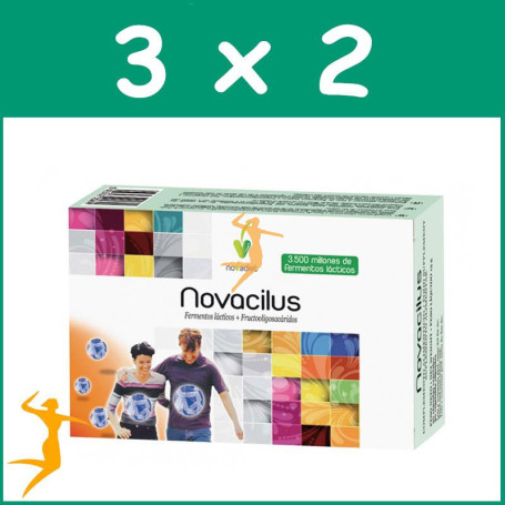 PACK 3x2 NOVACILUS 30 CÁPSULAS NOVA DIET