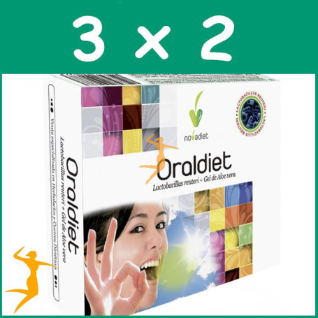 PACK 3x2 ORALDIET 30 COMPRIMIDOS NOVA DIET