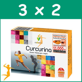 PACK 3x2 CURCURINA 30 CÁPSULAS NOVA DIET