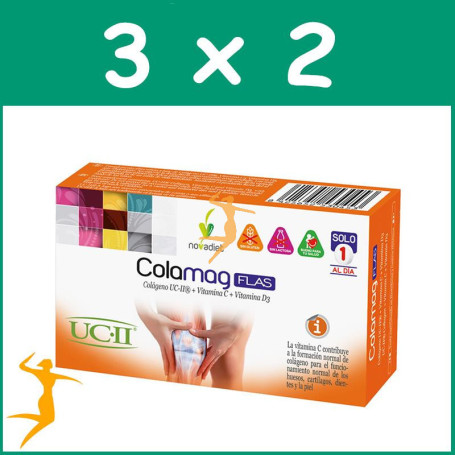 PACK 3x2 COLAMAG FLAS 30 COMPRIMIDOS NOVA DIET