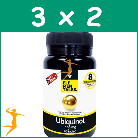 PACK 3x2 UBIQUINOL 100Mg. 30 CÁPSULAS NOVA DIET