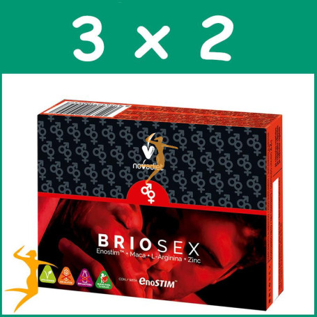 PACK 3x2 BRIOSEX 30 CÁPSULAS NOVA DIET