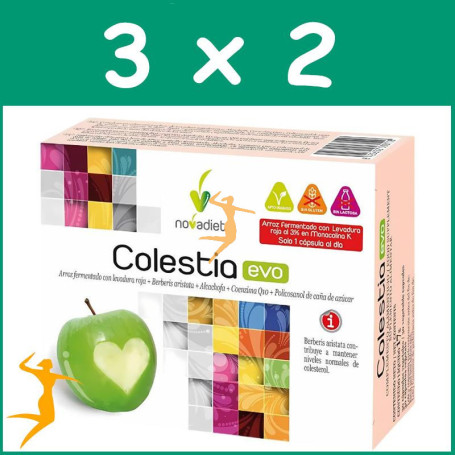 PACK 3x2 COLESTIA EVO 30 CAPSULAS NOVADIET