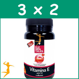 PACK 3x2 VITAMINA E 60 CÁPSULAS NOVA DIET