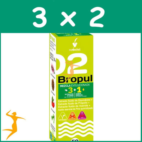 PACK 3x2 BROPUL+ACEITE ESENCIAL DE PINO 50 ML NOVA DIET