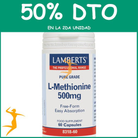 L-METIONINA 500Mg. LAMBERTS OFERTA 2UD