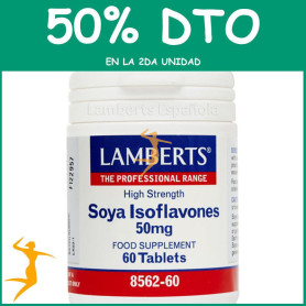 ISOFLAVONAS DE SOJA 50Mg. LAMBERTS OFERTA 2UD