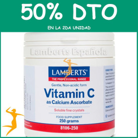 ASCORBATO DE CALCIO 250Gr. LAMBERTS OFERTA 2UD