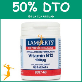 VITAMINA B12 1000Mg. LAMBERTS OFERTA 2UD