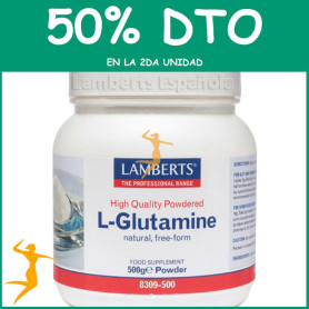 L-GLUTAMINA 500Gr. LAMBERTS OFERTA 2UD