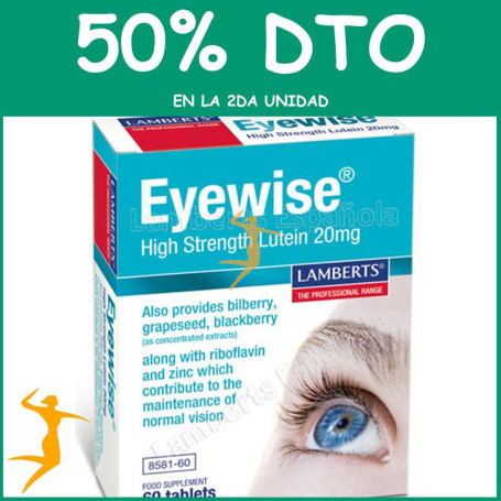 EYEWISE 60 TABLETAS LAMBERTS OFERTA 2UD