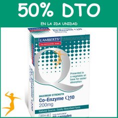 COENZIMA Q10 200 MG 60 CAPSULAS LAMBERTS OFERTA 2UD