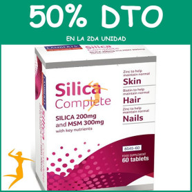 SILICA COMPLETE (CABELLO, PIEL Y UÑAS) 60 TABLETAS LAMBERTS OFERTA 2UD