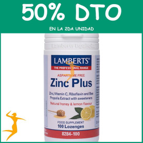 ZINC PLUS LOZENGES (MASTICABLES) LAMBERTS OFERTA 2UD