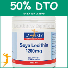 LECITINA DE SOJA 1200Mg. LAMBERTS OFERTA 2UD