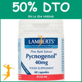 PYCNOGENOL 40Mg. LAMBERTS OFERTA 2UD