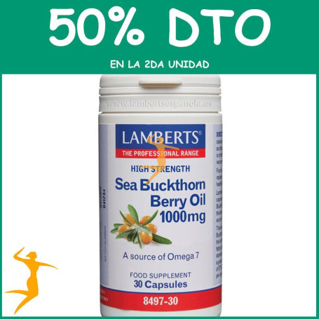 ACEITE DEL FRUTO DEL ESPINO AMARILLO 1000Mg. LAMBERTS OFERTA 2UD