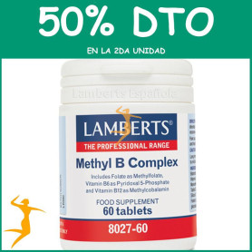 METHYL B COMPLEX 60 TABLETAS LAMBERTS OFERTA 2UD