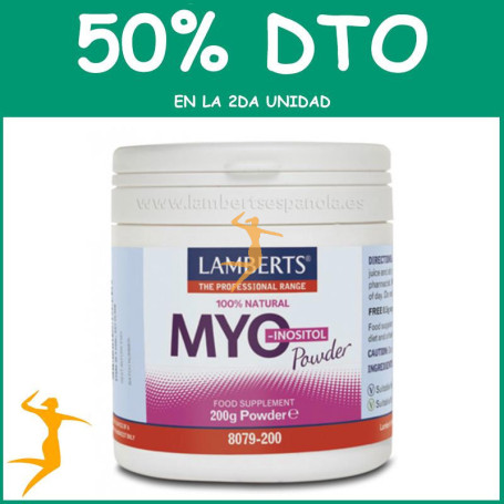 MYO INOSITOL 200Gr. LAMBERTS OFERTA 2UD