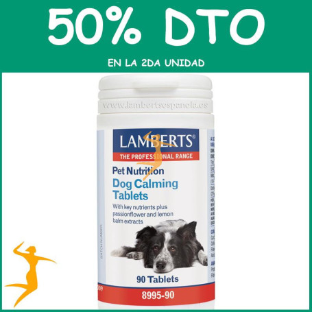 TABLETAS CALMANTES PARA PERROS 90 TABLETAS OFERTA 2UD