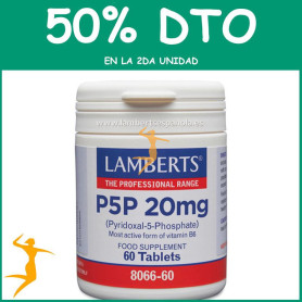 P5P 20Mg. 60 TABLETAS LAMBERTS OFERTA 2UD