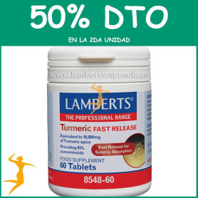 CÚRCUMA DE 60 TABLETAS LAMBERTS OFERTA 2UD