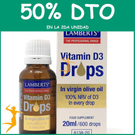 VITAMINA D3 20Ml. LAMBERTS OFERTA 2UD