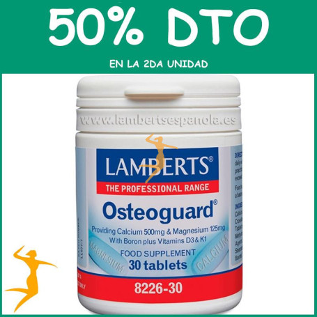 OSTEOGUARD 30 TABLETAS LAMBERTS OFERTA 2UD