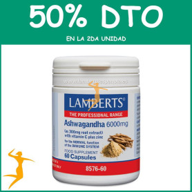 Ashwagandha 6000 mg LAMBERTS OFERTA 2UD