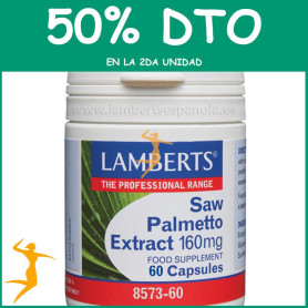 SAW PALMETO EXTRACTO 60 CAPSULAS LAMBERTS OFERTA 2UD