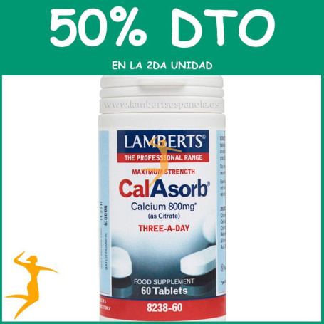 CALASORB 60 TABLETAS LAMBERTS OFERTA 2UD