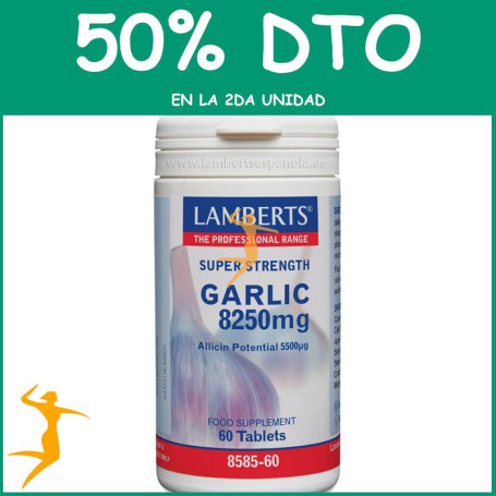 AJO 8.250Mg. 60 TABLETAS LAMBERTS OFERTA 2UD