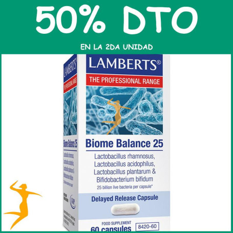 BIOME BALANCE 60 CÁPSULAS LAMBERTS OFERTA 2UD