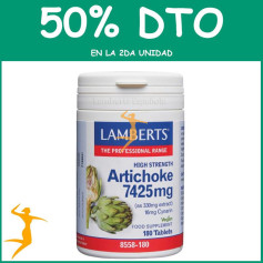 ARTICHOKE 7425MG (16MG CINARINA) 180 TABLETS LAMBERTS OFERTA 2UD