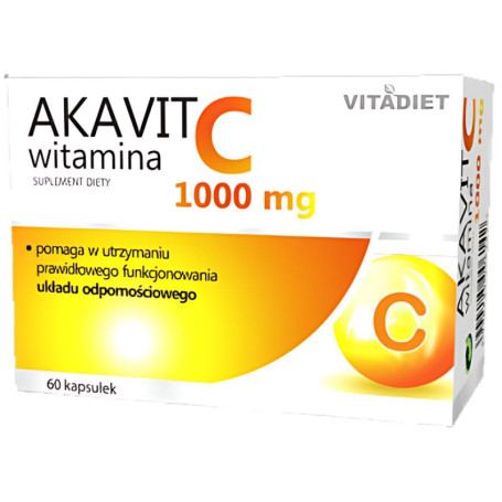 AKAVIT VITAMINA C 1000MG 60 CÁPSULAS VITADIET