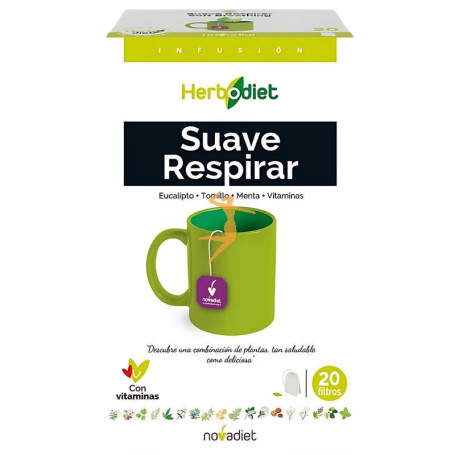 HERBODIET SUAVE RESPIRAR 20 FILTROS NOVA DIET