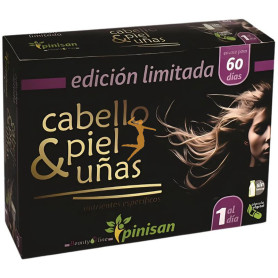 CABELLO, PIEL Y UÑAS 60 CÁPSULAS (EDICIÓN LIMITADA) PINISAN