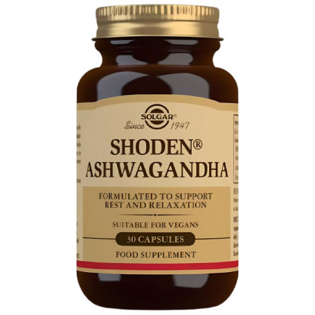 SHODEN ASHWAGANDHA 30 CAPSULAS SOLGAR